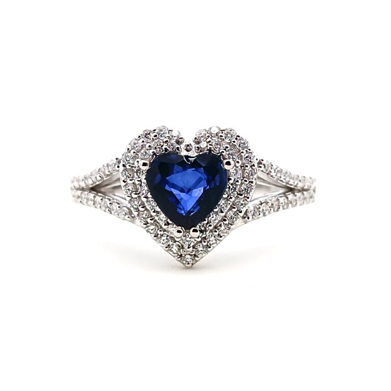 Anello Cuore Zaffiro D'Arrigo DAR0710