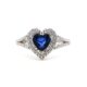 Anello Cuore Zaffiro D'Arrigo DAR0710