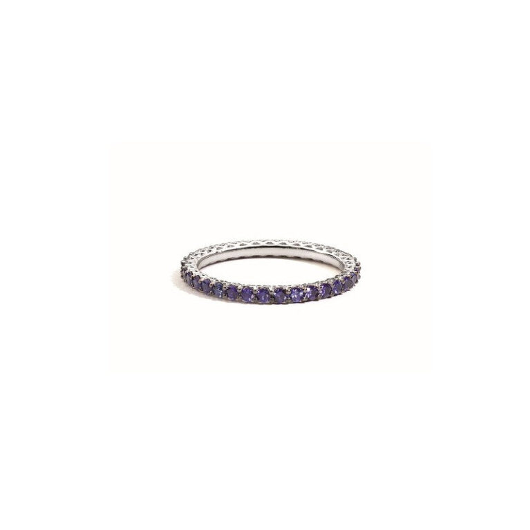 Anello Eternity Zaffiri Recarlo R01GD736-ZB-13